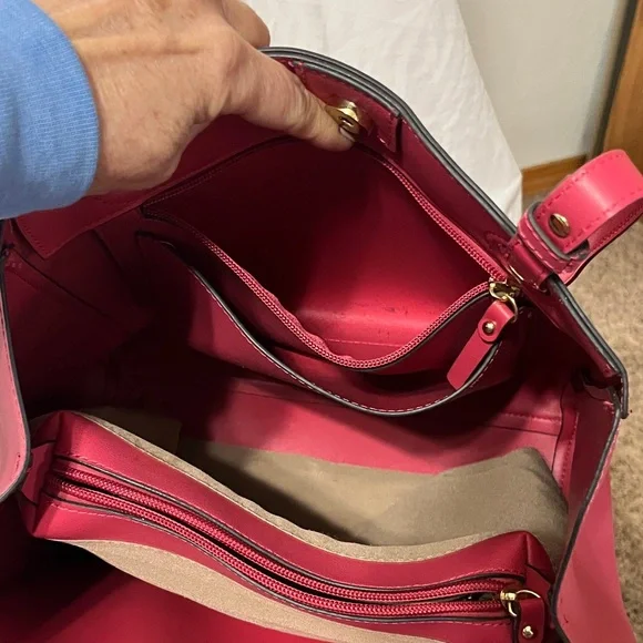 Nanette Lepore Chic Pink Tote Bag - Picture 6 of 9